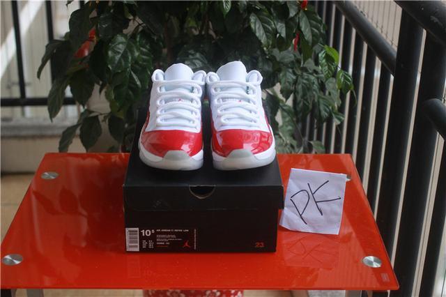 Authentic Air Jordan 11 Low Varsity Red